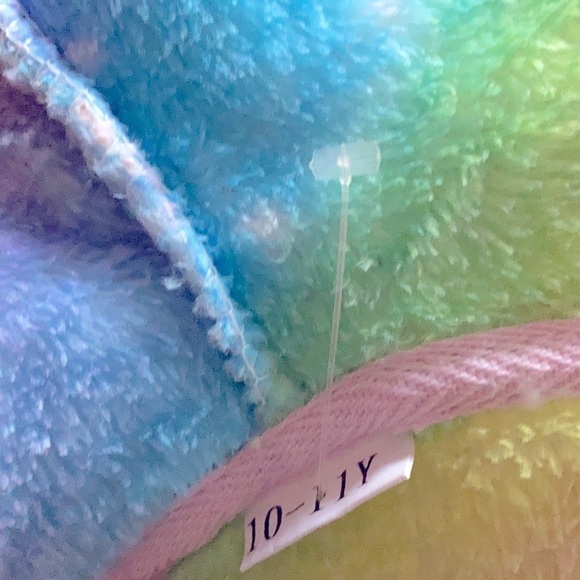 Robe Girls Unicorn Tie Waist Hooded Fits Girls 10-11 Height 60-63” - Picture 2 of 9